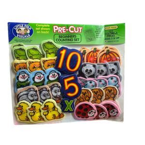 Little Folk Visuals Beginners Counting 132pc Felt Wonders Mathematics